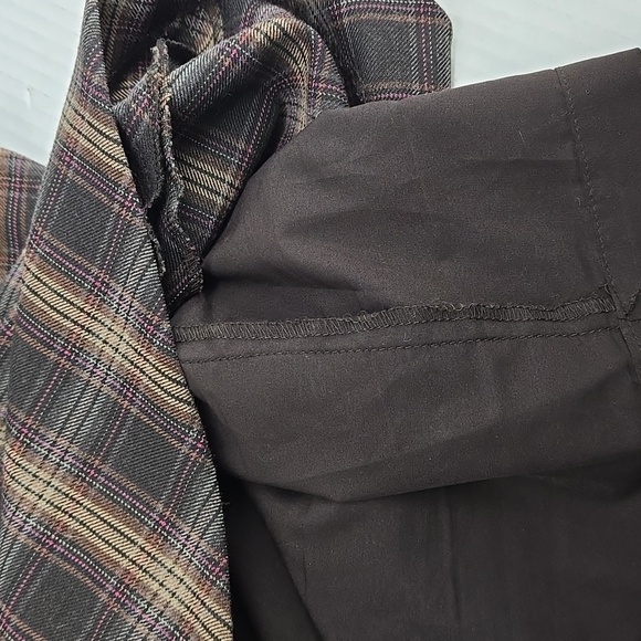 Vintage Nine West Brown Plaid Dress Set 16 - Picture 15 of 15